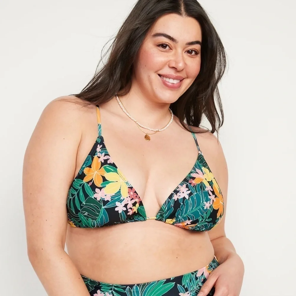 NWT! Tropic Thunder 2pc String Bikini Swim Top & Matching Bottom - Size XL🌻